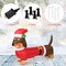 Costway 5 FT Inflatable Christmas Dog w/ LED Lights Blow Up Outdoor Yard Lawn Decoration